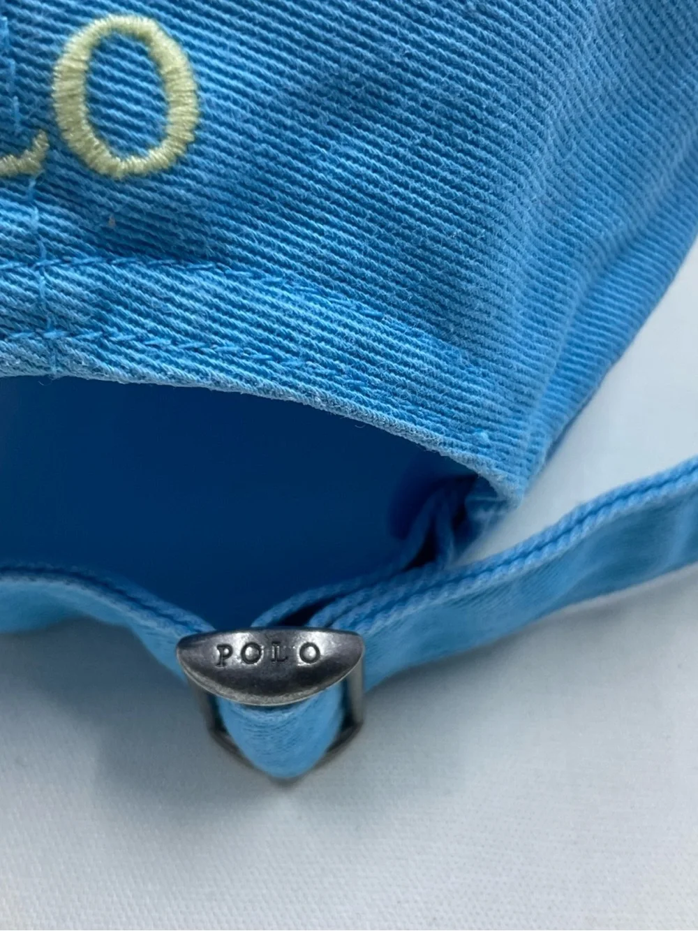 Ralph Lauren Light Blue Polo Cap with Yellow Pony